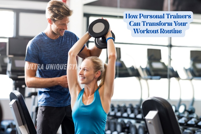 Personal trainer guiding a female member at Ultra Unique Gym in Dindigul – Discover how expert support can transform your workout routine